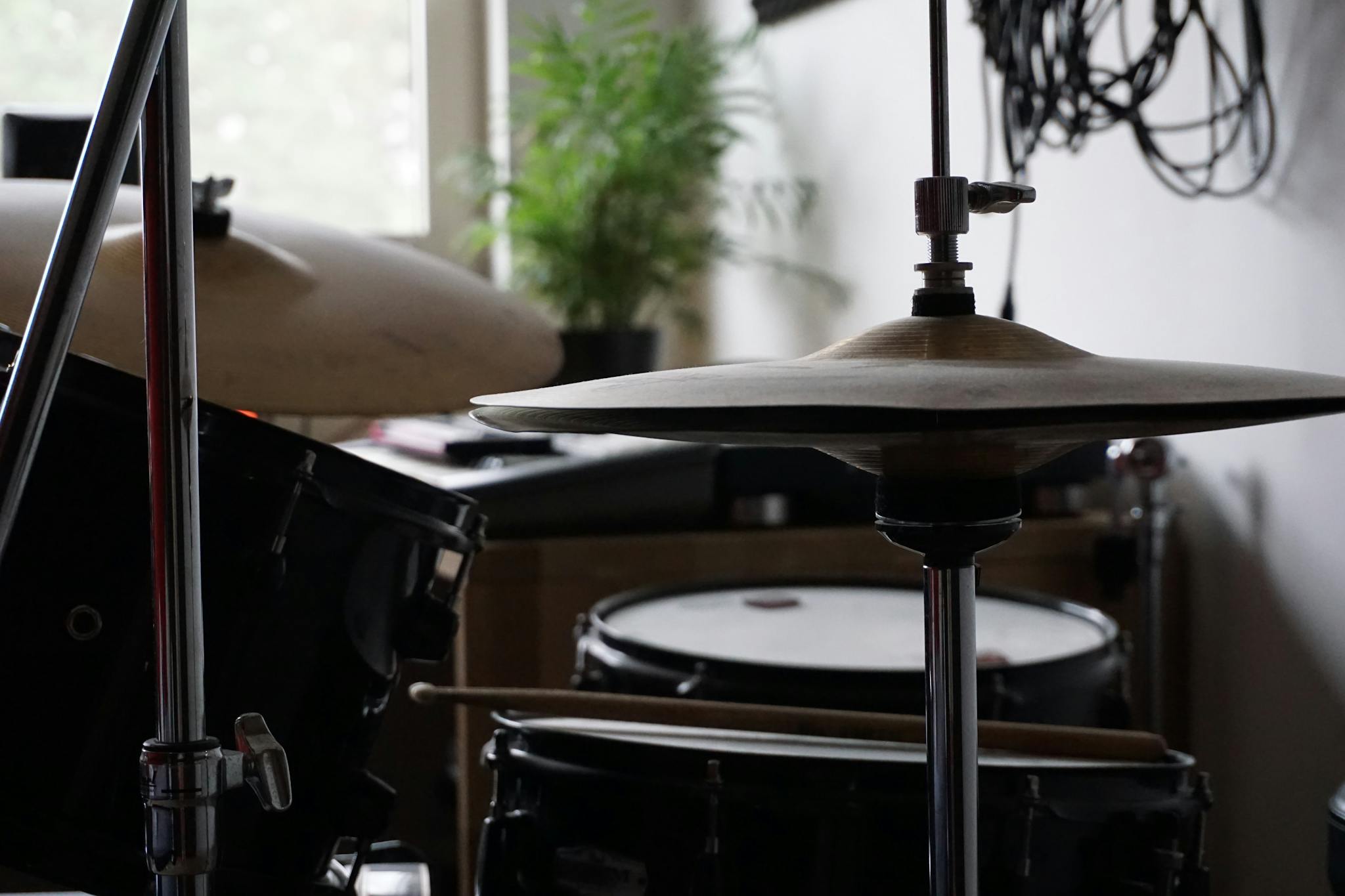 drums home studio sampling cymbals