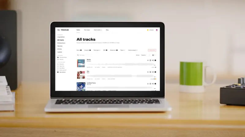 Tracklib product screenshot